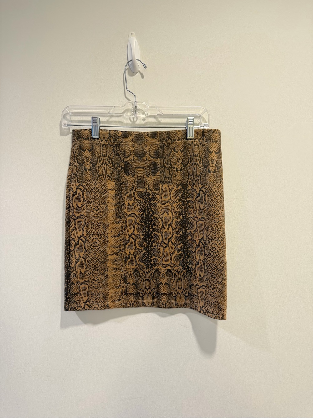 Pieces Reptile Printed Mini Skirt